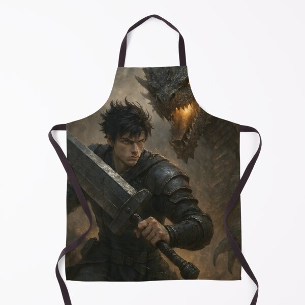 Item preview, Epic Dragon Slayer – Hyper Realistic Fantasy Warrior vs Dragon Battle Art designed and sold by Nova-Canvas.