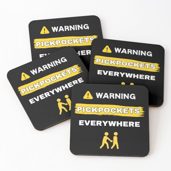 Item preview, Beware of Pickpockets | Travel Alert Shirt designed and sold by RedDelaney.