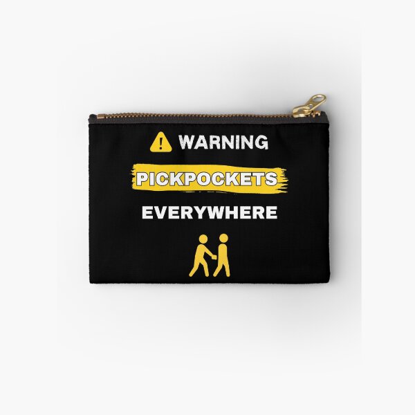 Item preview, Beware of Pickpockets | Travel Alert Shirt designed and sold by RedDelaney.