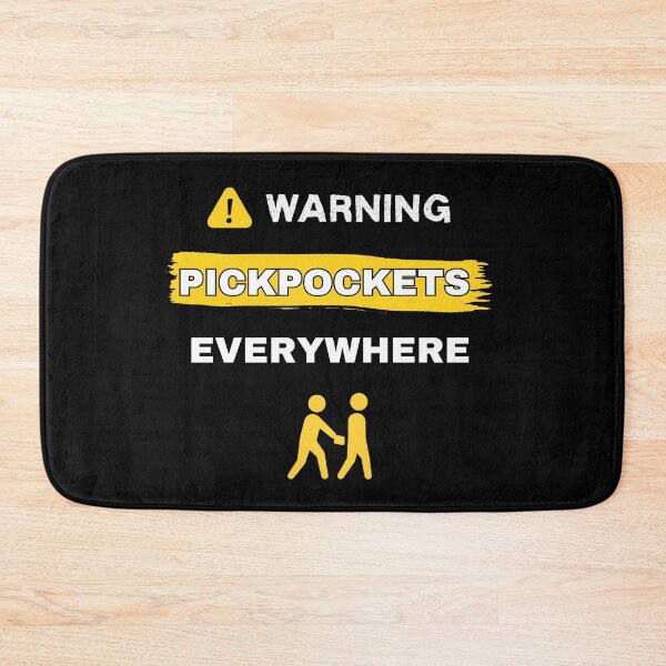 Item preview, Beware of Pickpockets | Travel Alert Shirt designed and sold by RedDelaney.