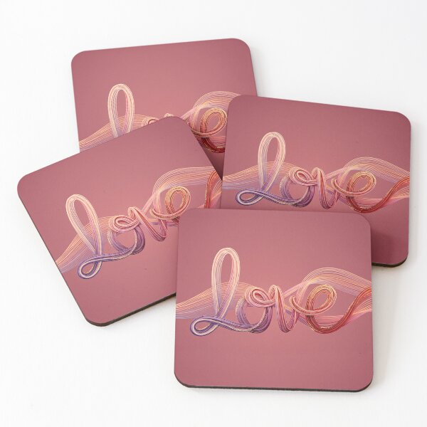 Item preview, Flowing Lines Braided Love Word Art designed and sold by Owcomm.