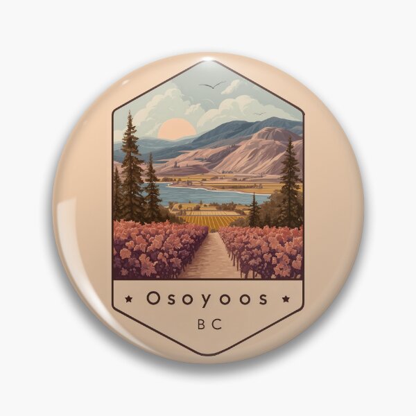 Item preview, Osoyoos BC Vineyard Path at Sunset British Columbia South Okanagan Wine Valley designed and sold by meganohm.