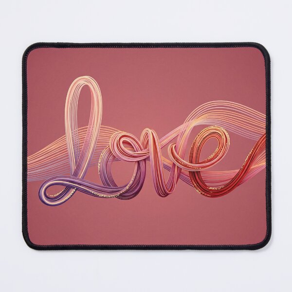 Item preview, Flowing Lines Braided Love Word Art designed and sold by Owcomm.