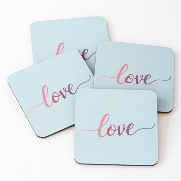 Item preview, Gradient Script Love Calligraphy designed and sold by Owcomm.