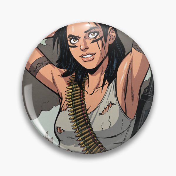 Item preview,  Post Apocalyptic warrior woman resting after battle designed and sold by Vintage Designs +.