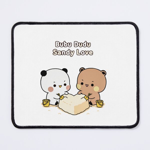 Item preview, Bubu Dudu Sandy Love | Cute Couple Building Sandcastle Kawaii Design designed and sold by FEBRICAST.