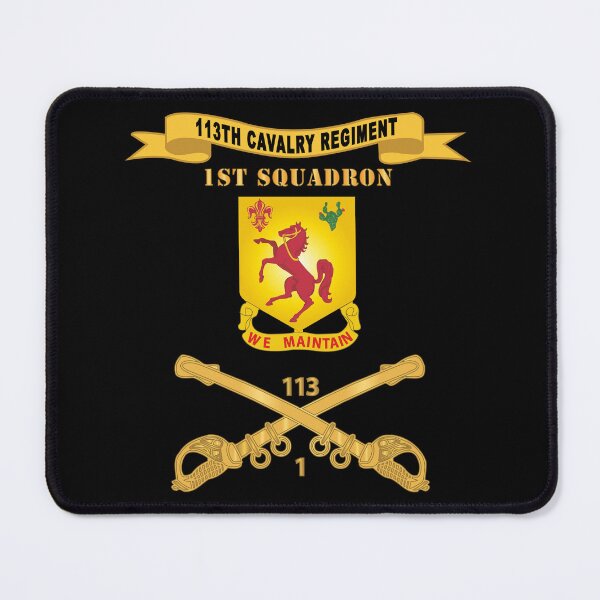 Item preview, Army - 113th Cavalry Regiment - DUI w Br - Ribbon - 1st Squadron X 300 designed and sold by Military Insignia Products.