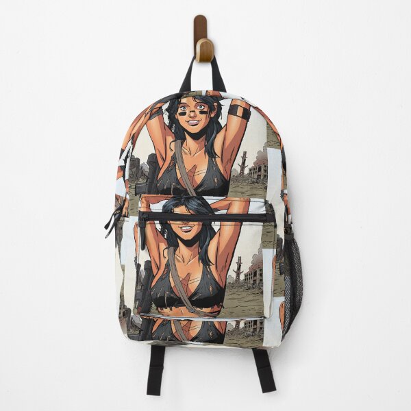 Item preview, Post Apocalyptic warrior woman resting after battle designed and sold by Vintage Designs +.
