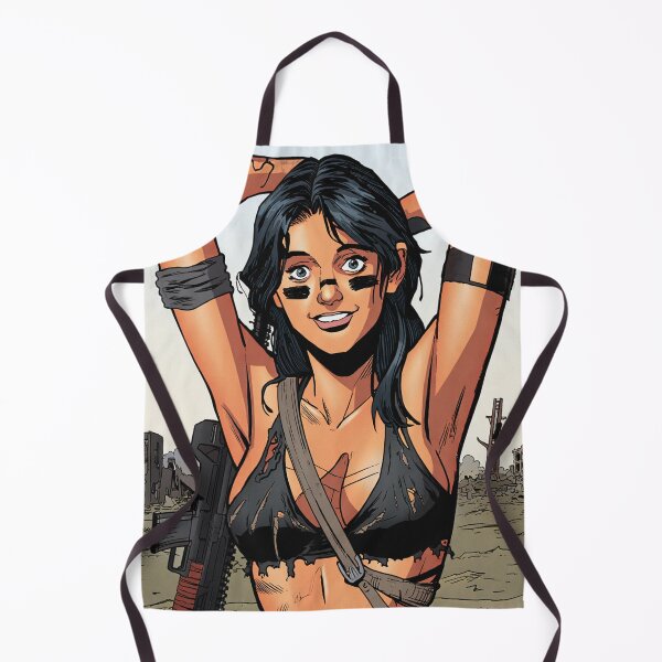 Item preview, Post Apocalyptic warrior woman resting after battle designed and sold by Vintage Designs +.