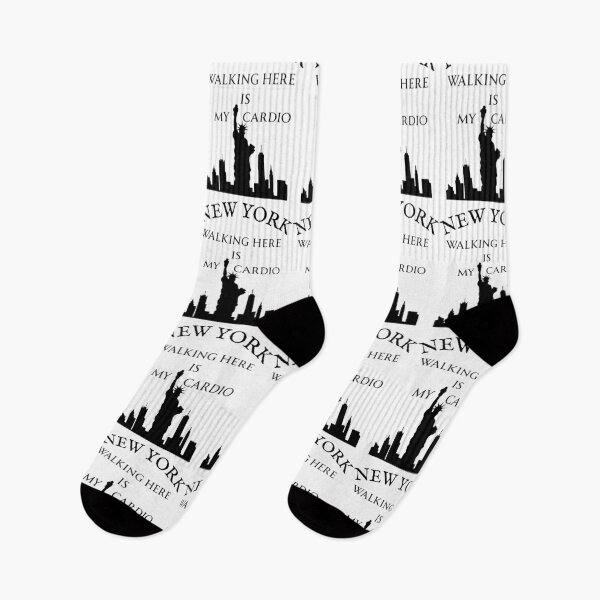 Item preview, New York Walking Cardio T-Shirt – Funny NYC Tourist & Local Shirt designed and sold by GiggleDesign.