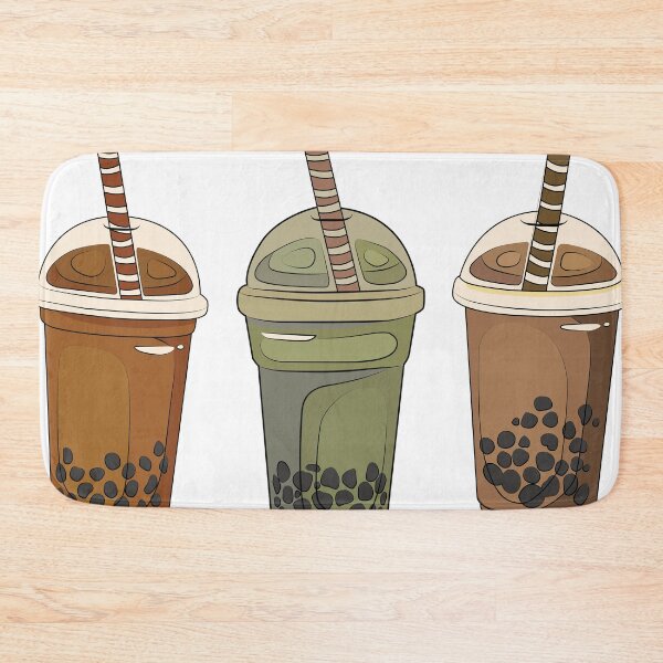 Item preview, Vector Three Flavors Milk Tea Bubble Drink Artwork designed and sold by jayson salvador.