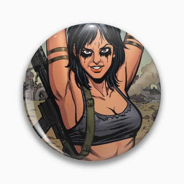 Item preview,  Post Apocalyptic warrior woman resting after battle designed and sold by Vintage Designs +.