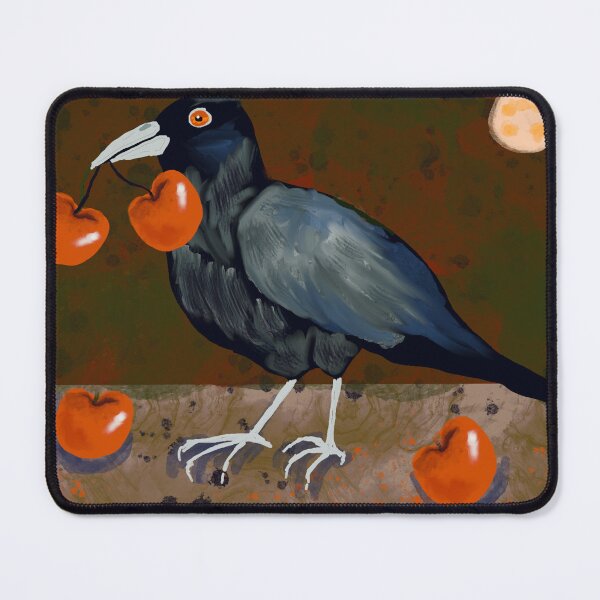 Item preview, Cherry loving crow designed and sold by susiscauldron.