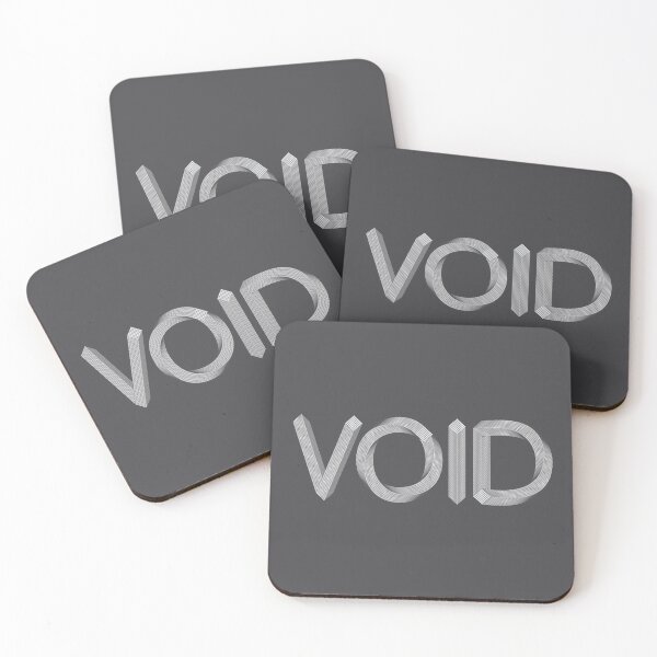 Item preview, VOID 3D Optical Illusion Typography – Futuristic Geometric Text Design designed and sold by Vextura.