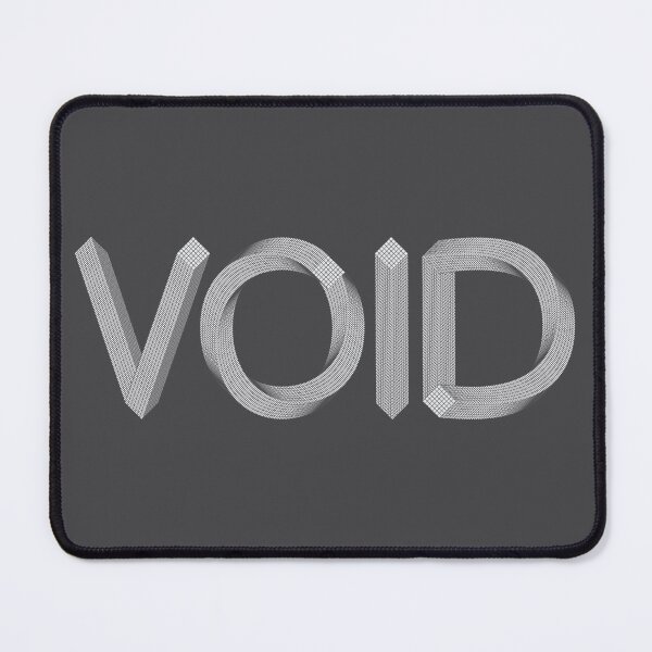 Item preview, VOID 3D Optical Illusion Typography – Futuristic Geometric Text Design designed and sold by Vextura.