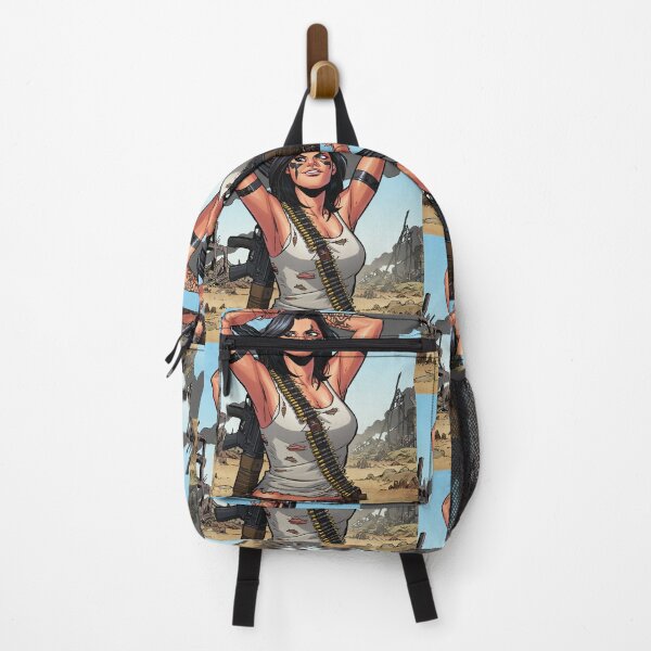 Item preview, Post Apocalyptic warrior woman resting after battle designed and sold by Vintage Designs +.