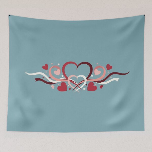 Item preview, Intertwined Hearts and Ribbons Love Art designed and sold by Owcomm.