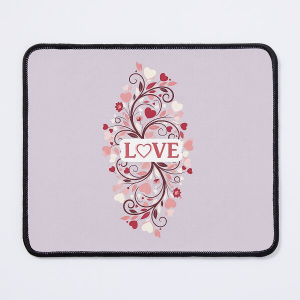 Item preview, Floral Vine with Love Heart Motif designed and sold by Owcomm.