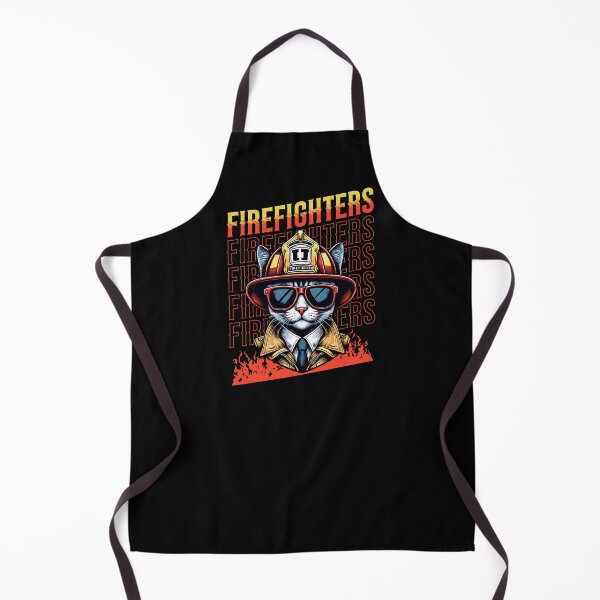 Item preview, Cool firefighter cat designed and sold by ReneMM.