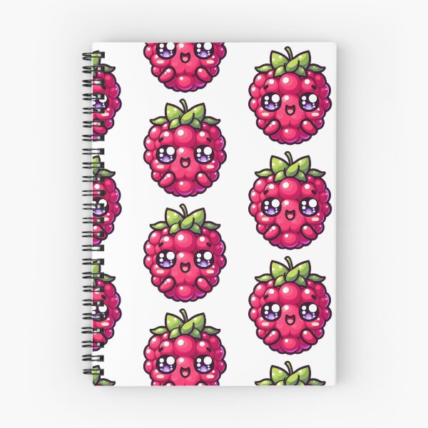 Item preview, Raspberry Dreams – Cute Kawaii Berry with a Sweet Smile designed and sold by SketchOnScreen.
