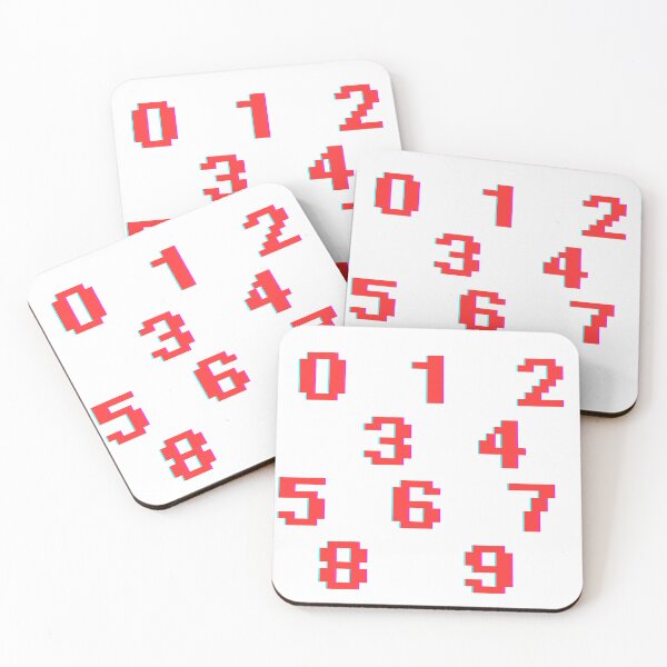 Item preview, Red Number sticker pack designed and sold by TereniaBP.
