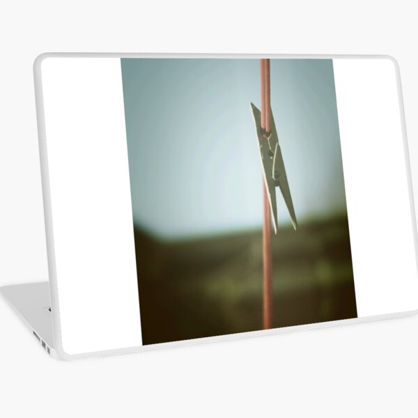 Lo-Fi Clothes Peg on Line Laptop Skin