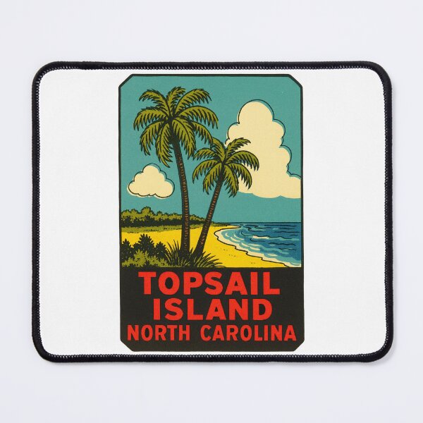 Item preview, Topsail Island Vintage Style Decal designed and sold by Decal Mania.