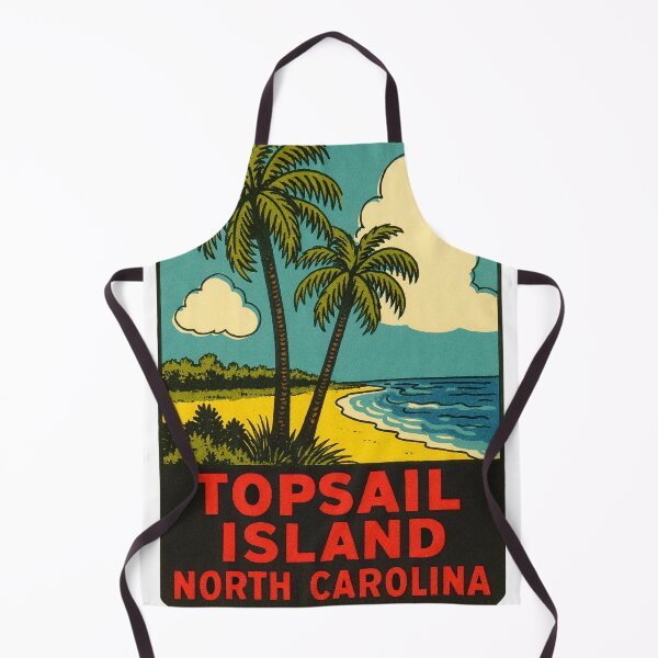 Item preview, Topsail Island Vintage Style Decal designed and sold by Decal Mania.