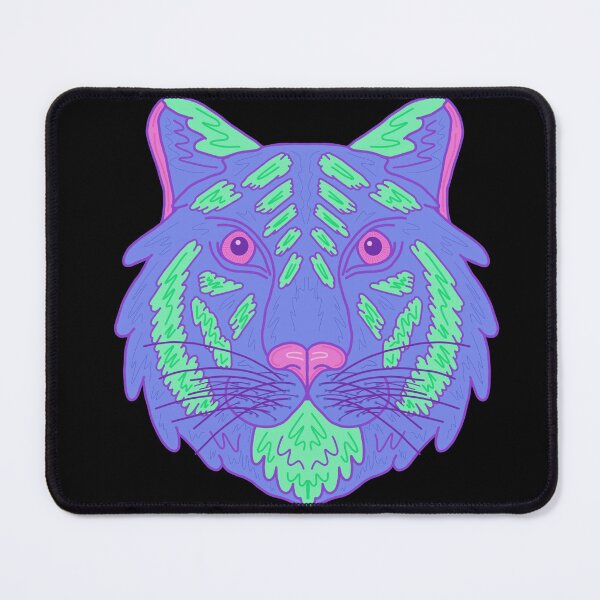 Item preview, Neon vibrant tiger face designed and sold by Bugbotherer30.