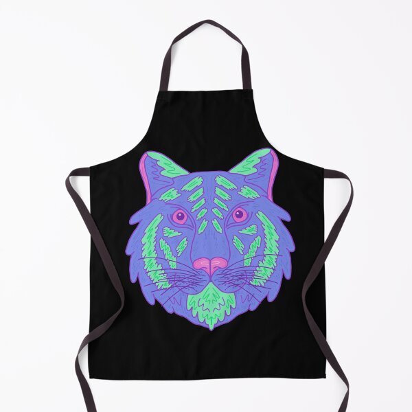 Item preview, Neon vibrant tiger face designed and sold by Bugbotherer30.