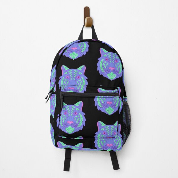 Item preview, Neon vibrant tiger face designed and sold by Bugbotherer30.