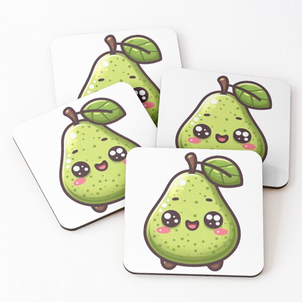 Item preview, Sweet Kawaii Pear – The Cutest Little Fruit Friend ?✨ designed and sold by SketchOnScreen.