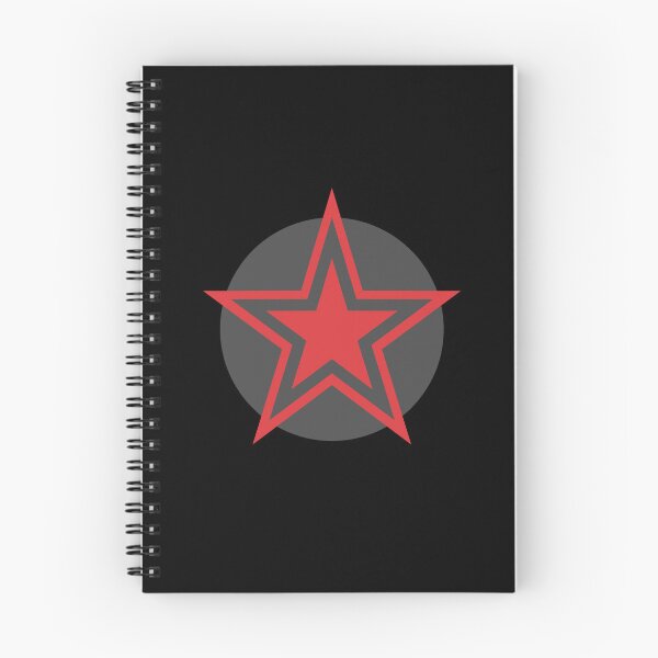 Item preview, Red Star with Grey Circle designed and sold by Jeallan Designs.