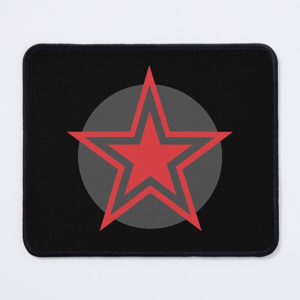 Item preview, Red Star with Grey Circle designed and sold by Jeallan Designs.