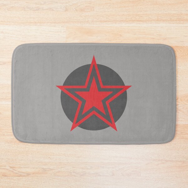 Item preview, Red Star with Grey Circle designed and sold by Jeallan Designs.