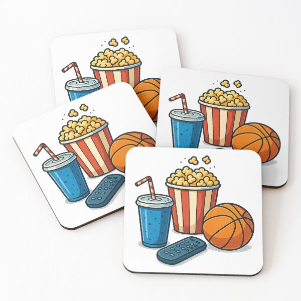 Item preview, Game Night Essentials Popcorn, Drink, Basketball, TV Remote designed and sold by Jack’s Shirts Craft.