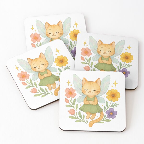 Item preview, Wildflower Cat Fairy designed and sold by CAutumnTrapp.