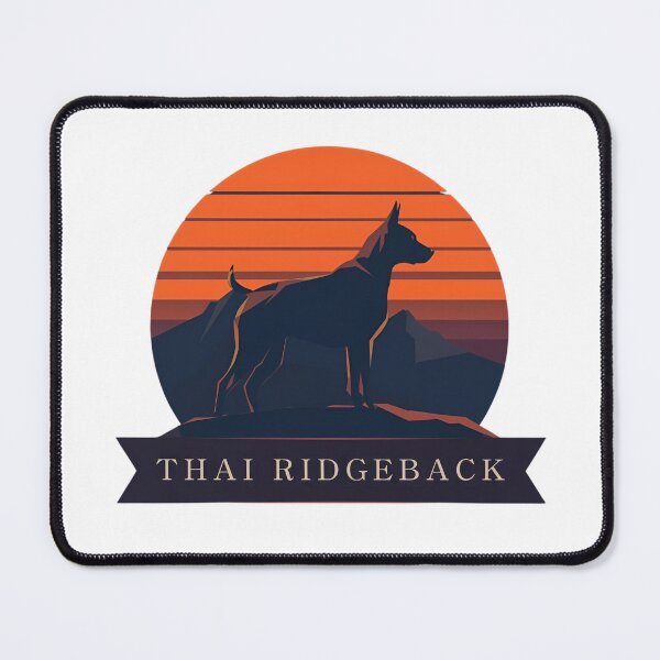 Item preview, Thai Ridgeback – Retro Sunset Dog Design designed and sold by Snickly.