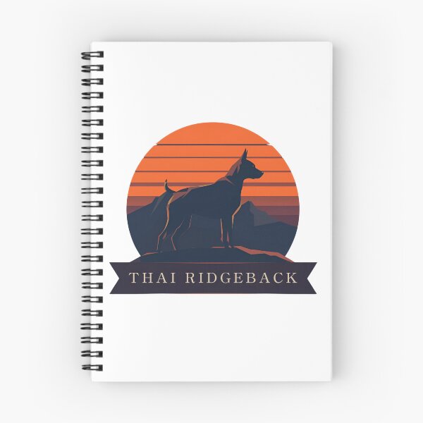 Item preview, Thai Ridgeback – Retro Sunset Dog Design designed and sold by Snickly.