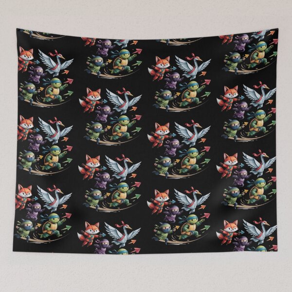 Item preview, Origami Martial Arts Friends in Action designed and sold by DreamVibeShirt.