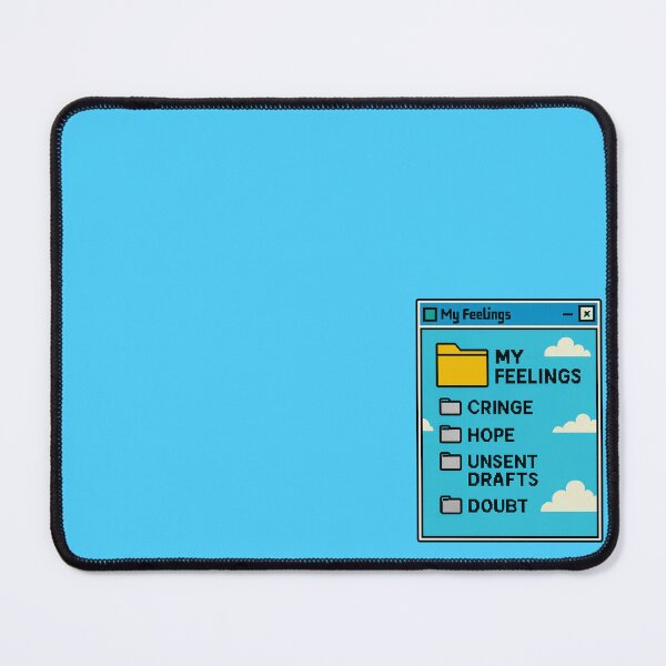 Item preview, My Feelings Folder – Retro UI Art designed and sold by Need-Foal.