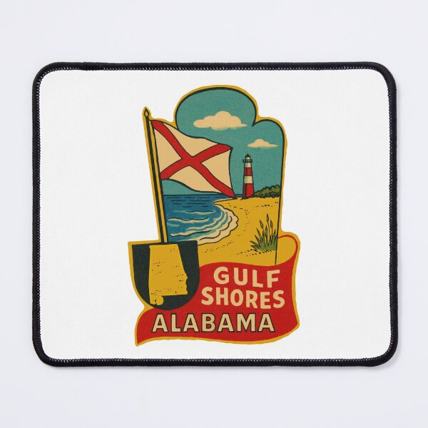 Item preview, Gulf Shores Alabama Decal designed and sold by Decal Mania.