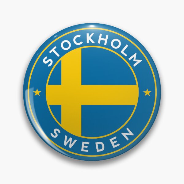 Item preview, Badge of Stockholm Sweden designed and sold by almadigitalarts.