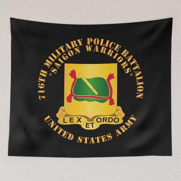 Item preview, Army -  716th Military Police Battalion - Saigon Warriors - DUI X 300 designed and sold by Military Insignia Products.