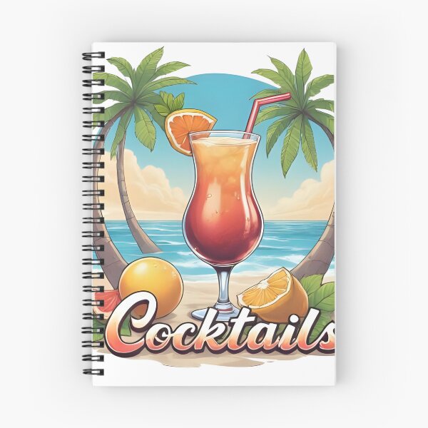 Item preview, Paraíso de cócteles tropicales: diseño de bebidas playeras de verano designed and sold by NUMBER FOUR.