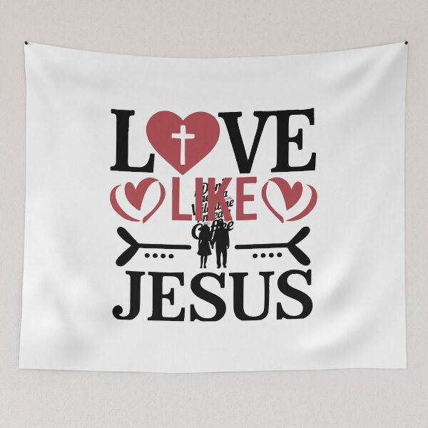 Item preview, Love Like Jesus designed and sold by STMEDIADESIGN.