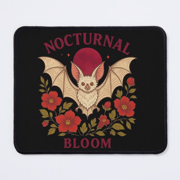 Item preview, Nocturnal Bloom - Floral Bat designed and sold by GlitchBaby.
