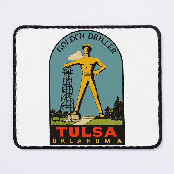 Item preview, Tulsa Vintage Style Decal designed and sold by Decal Mania.
