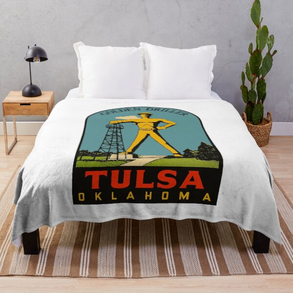Item preview, Tulsa Vintage Style Decal designed and sold by Decal Mania.