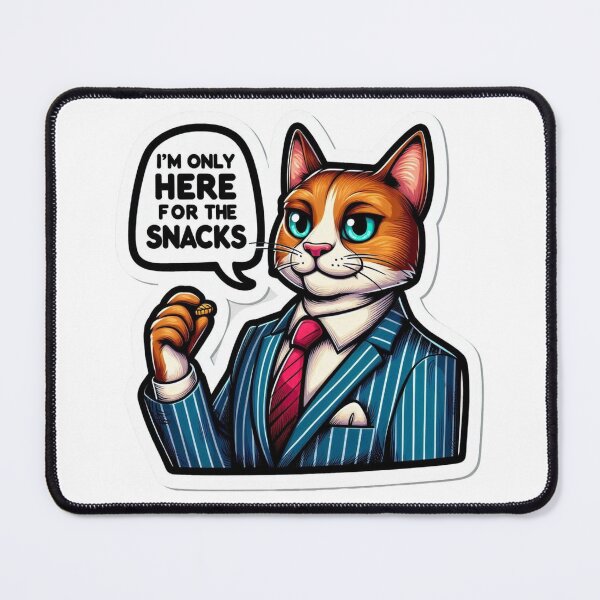 Item preview, Funny Cat in Business Attire Art designed and sold by prabhuji.